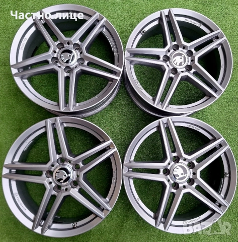 Продавам 4бр 17-ки джанти за Шкода Октавия, Супърб, Карок 