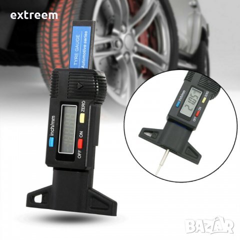 ZERO - Дигитален дълбокомер - уред за измерване на грайферите на ВСИЧКИ  МПС  гуми, снимка 10 - Аксесоари и консумативи - 29132967