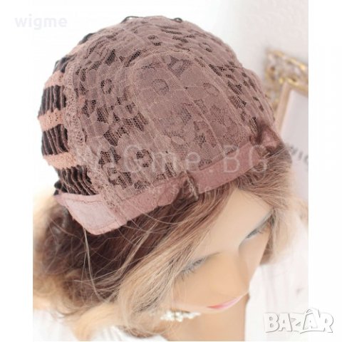 Дълга кестенява омбре перука на вълни Ева, снимка 9 - Аксесоари за коса - 30918407