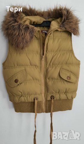 Denim Co дамски шушляков елек, снимка 5 - Елеци - 42828324