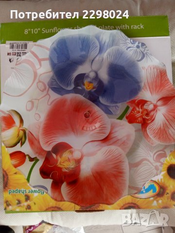 Чисто нов поднос на два етажа за сладки, снимка 2 - Прибори за хранене, готвене и сервиране - 42388770