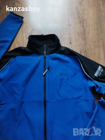 gore bike wear mens blue windstopper SOFT shell jacket - мъжко вело яке XЛ 