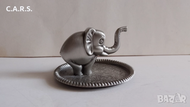 Метален сувенир на слон, снимка 3 - Колекции - 52350317