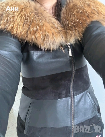 Дамско яке от агнешка кожа 