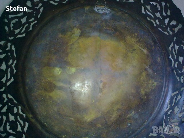 Медна паница за стена, снимка 5 - Антикварни и старинни предмети - 38687189