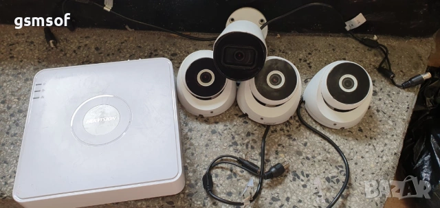 Комплект 4 камери 2mpx с DVR Dahua 