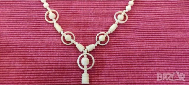 Огърлица, колие, гердан от кост. , снимка 3 - Колиета, медальони, синджири - 37104009