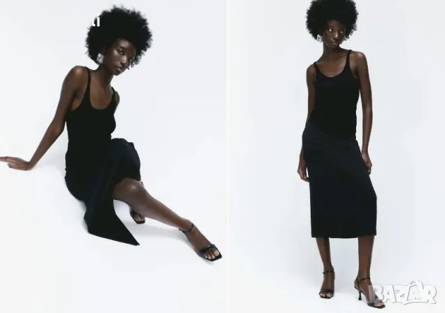 нова пола в черно , снимка 2 - Поли - 48838013