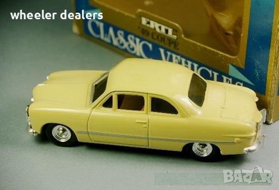 Метална количка ERTL FORD '49 COUPE в мащаб 1/43, снимка 6 - Колекции - 39453834
