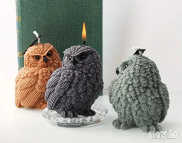 Молд сова два вида , снимка 9 - Форми - 50094363