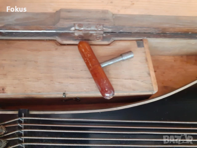 Немски музикален инструмент цитра китара - антика, снимка 3 - Антикварни и старинни предмети - 51055388