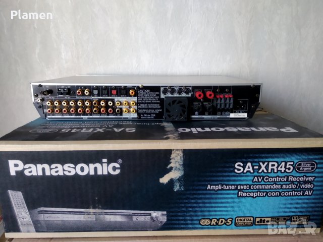 Panasonic SA-XR45 Dolby Digital 6.1 A / V Ресивер, снимка 9 - Ресийвъри, усилватели, смесителни пултове - 29801141
