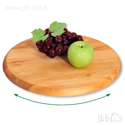 За празнична трапеза! Въртящо се бамбуково плато, снимка 2 - Аксесоари за кухня - 30942992