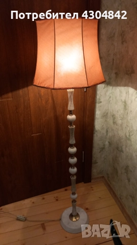 Мраморен лампион , снимка 2 - Лампиони - 52161962