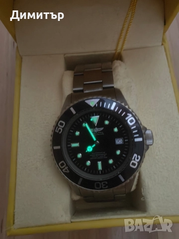 Invicta изцяло титаниев автомат на Seiko NH35A, снимка 6 - Мъжки - 51747594