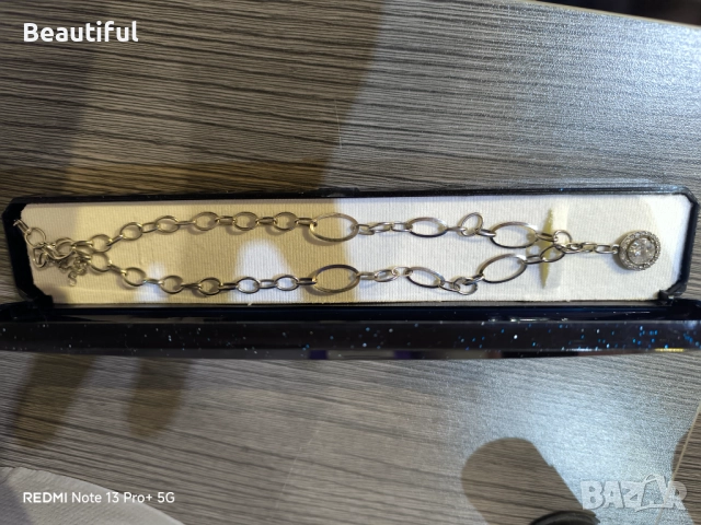 Сребърно колие , снимка 4 - Колиета, медальони, синджири - 52066520