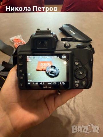 Продавам Фотоапарат  Nikon D3400, снимка 3 - Фотоапарати - 52977204