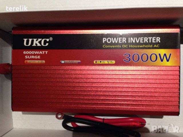 ПРОМОЦИЯ!!! ИНВЕРТОРИ UKC от 300W до 4000W -12V или 24v /220V, 29,98 лв, снимка 6 - Друга електроника - 39628415