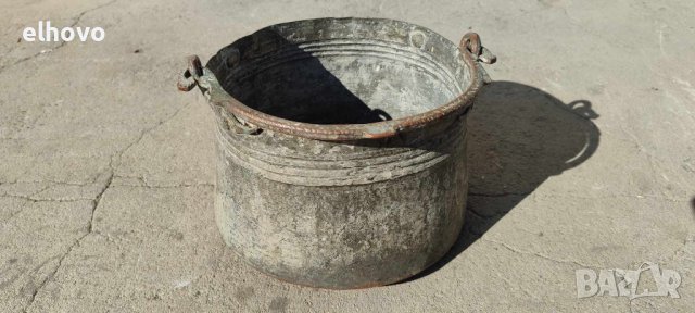 Стар меден бакър, снимка 2 - Антикварни и старинни предмети - 44417185