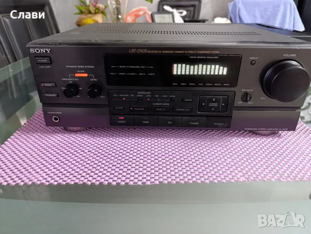 Усилвател SONY TA-D509 , снимка 14 - Ресийвъри, усилватели, смесителни пултове - 56473991