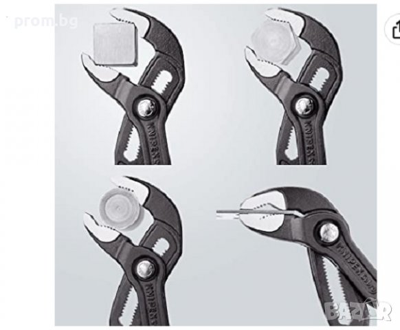 водопроводни клещи KN 8701400, Knipex Cobra® XL, Кобра, внос от Германия., снимка 4 - Клещи - 37193096