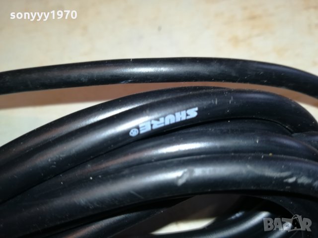 SHURE-КАБЕЛ ЗА МИКРОФОН 0601221223, снимка 15 - Микрофони - 35345259
