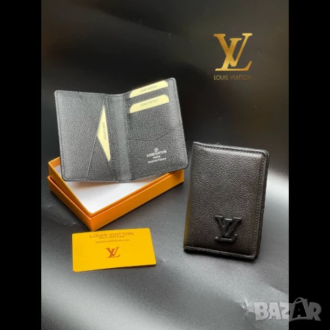 визитници от естествена кожа louis vuitton, снимка 12 - Портфейли, портмонета - 51410830