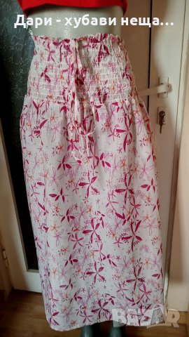 Памучна плажна рокля/пола🍀♥️M до XL♥️🍀арт.4402, снимка 5 - Рокли - 37497613