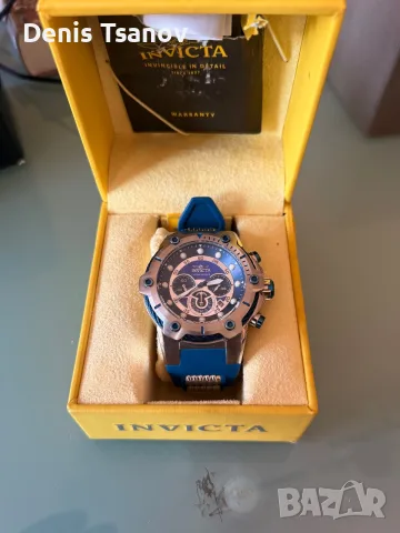 Продавам оригинален INVICTA BOLT 25465 – Blue/Silver, 51.5 mm