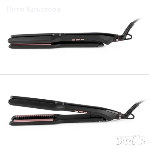 Преса за изправяне на коса с вграден насочващ гребен Muhler MHS-777, снимка 4 - Други - 52569068