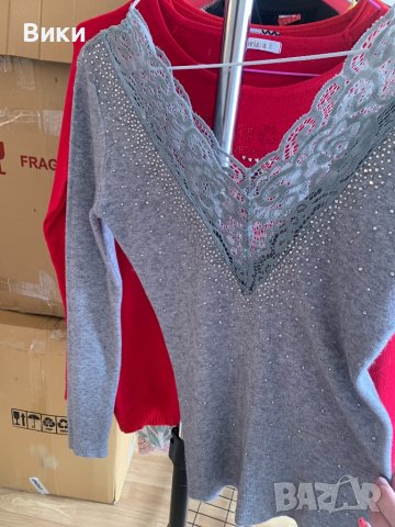 Нова блуза в три цвята, снимка 12 - Блузи с дълъг ръкав и пуловери - 39547095