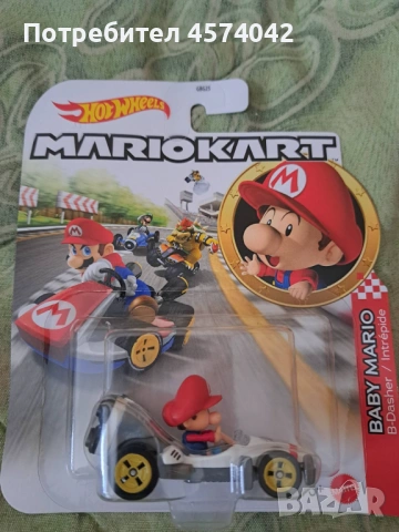 Hot Wheels Mario Kart, снимка 4 - Коли, камиони, мотори, писти - 54316953