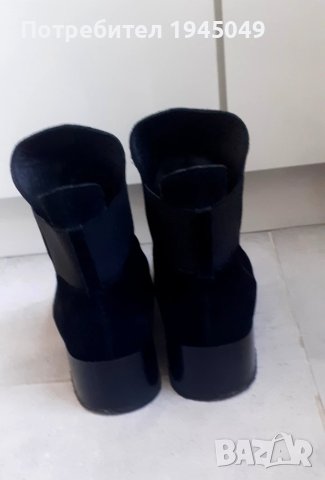 Дамски боти - 37 номер (естествен велур), снимка 6 - Дамски боти - 50848349