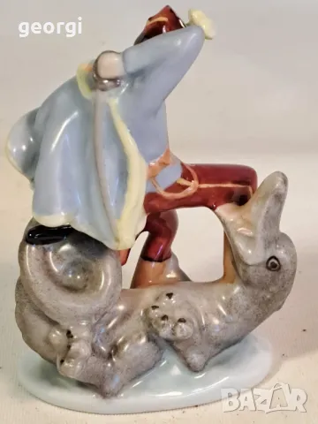 унгарска порцеланова фигура хусар Herend , снимка 3 - Колекции - 49805669