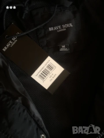 Продавам оригинално мъжко яке Brave Soul London, снимка 2 - Якета - 50780480