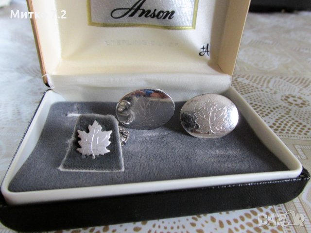  сребърни ръкавели, снимка 2 - Други - 29482334