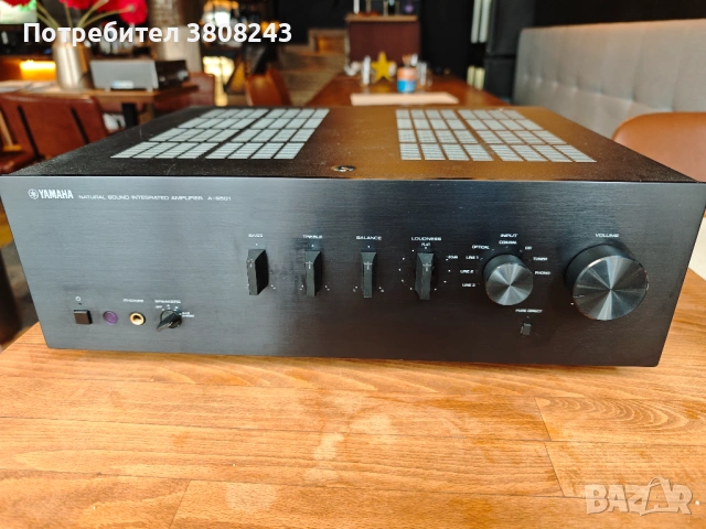 Усилвател Yamaha AS-501, снимка 3 - Ресийвъри, усилватели, смесителни пултове - 53350040