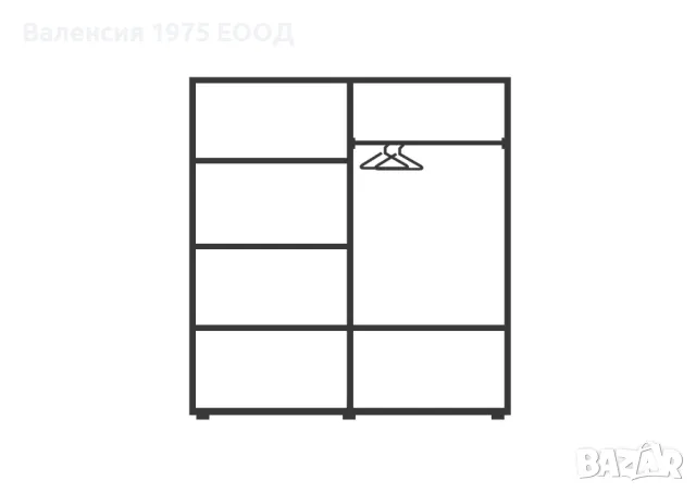 Спален комплект Бруклин, снимка 3 - Спални и легла - 47600549
