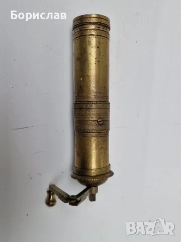 Стара, бронзова мелничка, снимка 3 - Антикварни и старинни предмети - 49679501