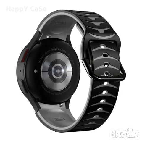 SPORT NO GAP Силиконова каишка за Samsung Galaxy Watch 7 6 5 4 3 Classic Pro, снимка 5 - Каишки за часовници - 50053397