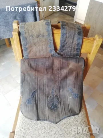 Кожени дисаги, 100% автентичност стара ръчна изработка. , снимка 5 - Антикварни и старинни предмети - 47474785