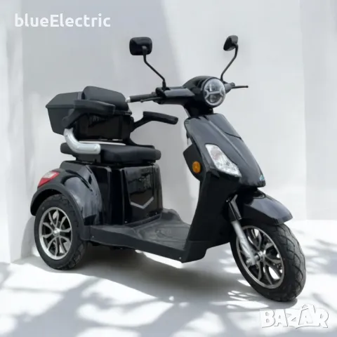 Електрическа Триколка blueElectric BM1-LUX 2000W | 60V | 24Ah | BLACK