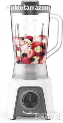 Moulinex Blendeo+ LM2C01 Блендер 450W 1.5L Капацитет Неръждаема стомана 2 скорости Трошачка за лед