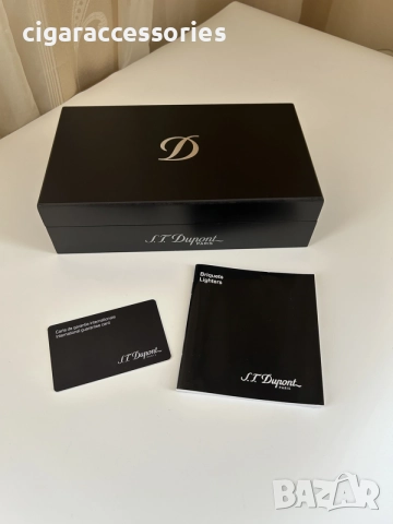 Запалка S.T. Dupont Ligne 2 Fuente – пълен комплект, отлично състояние, снимка 6 - Запалки - 56135651