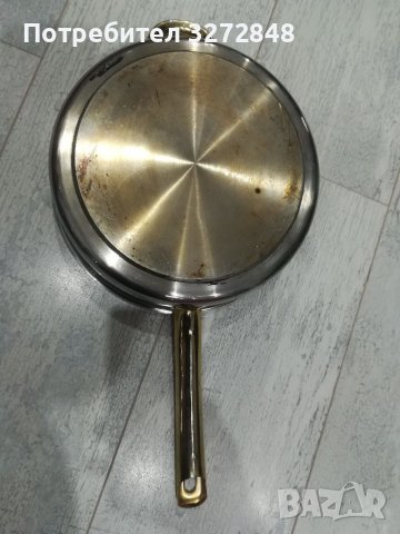 Тиган 25/8см с подсилено дъно , снимка 3 - Съдове за готвене - 39628606