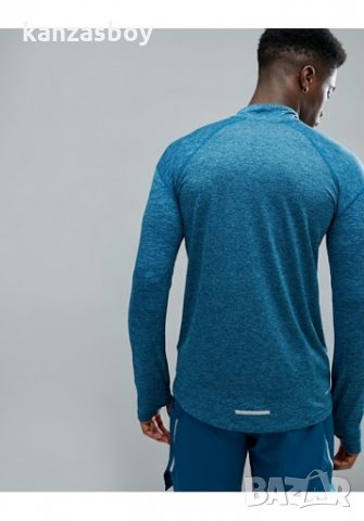 Nike Running Dry element half zip - страхотна мъжка блуза КАТО НОВА, снимка 4 - Спортни дрехи, екипи - 31320556