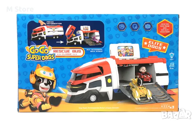 Камион Пес Патрул, С фигурки, PATROLLER, Звук, Светлини, снимка 3 - Коли, камиони, мотори, писти - 48101521