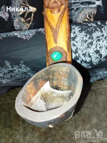 Индианска лула-75см, снимка 3 - Колекции - 49972409