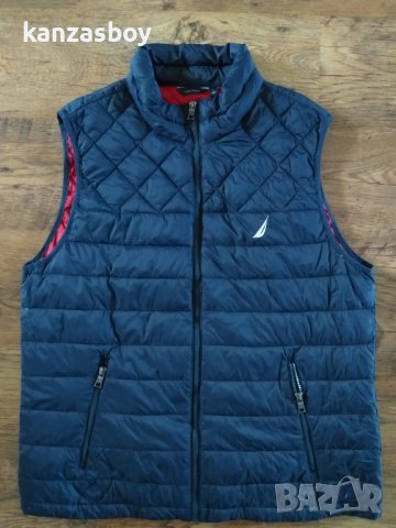  nautica LIGHTWEIGHT TEMPASPHERE QUILTED VEST - страхотен мъжки елек КАТО НОВ, снимка 5 - Други - 39676395