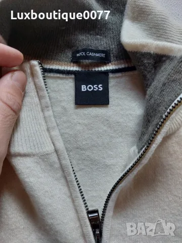 Мъжки пуловер Boss 2XL, снимка 4 - Пуловери - 56545382